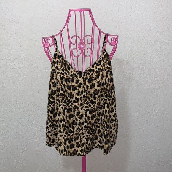 Esmara by Heidi Klimt cheetah print black top - Picture 3 of 16